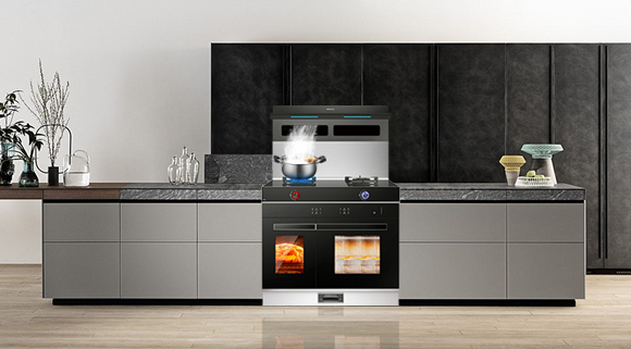 駕馭美食，輕而易舉！科恩S450變頻大吸力蒸烤消一體集成灶喚醒廚房美味