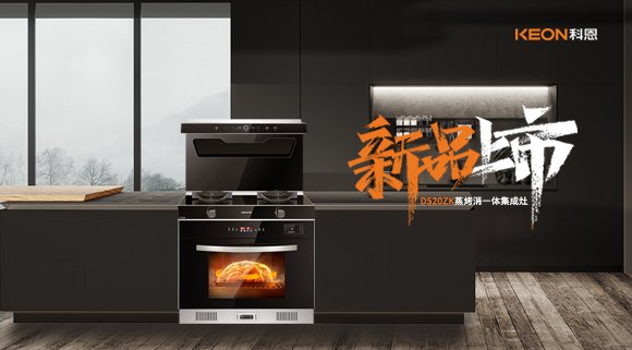 科恩D520ZK蒸烤一體集成灶，懂你所想，更懂你未想 ！